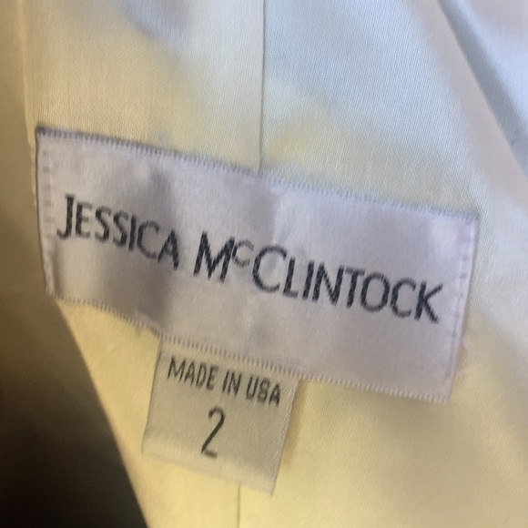 Sz 2 Jessica McClintock Strapless Evening Gown - Picture 8 of 8